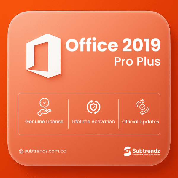 Microsoft Office 2019 Professional Plus Lifetime Retail Phone Activation Key For 1 PC