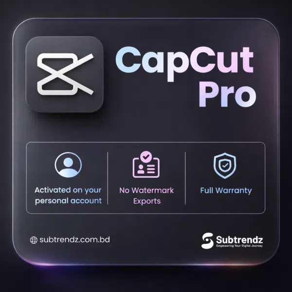 Capcut Pro Subscription Price In Bangladesh