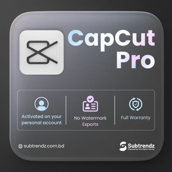 Capcut Pro Subscription Price In Bangladesh