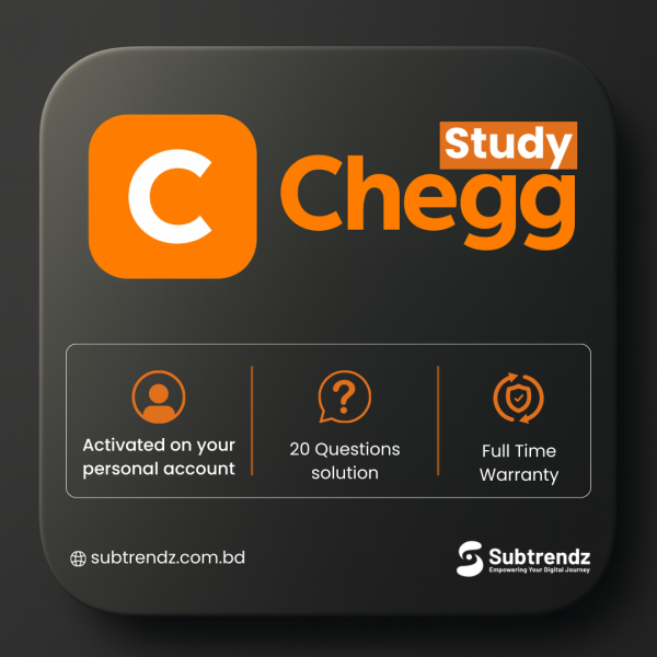 Chegg Study Subscription Price In BD