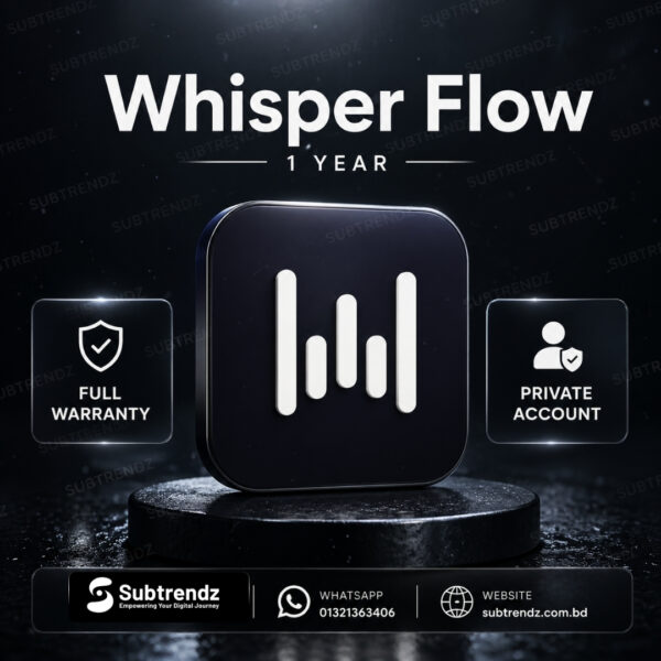 Wispr Flow Pro 12 Month Subscription | Annual Plan at Best Price in Bangladesh | Instant Activation