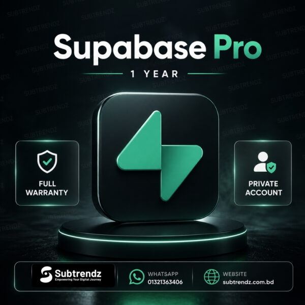Supabase Pro 1 Year Subscription
